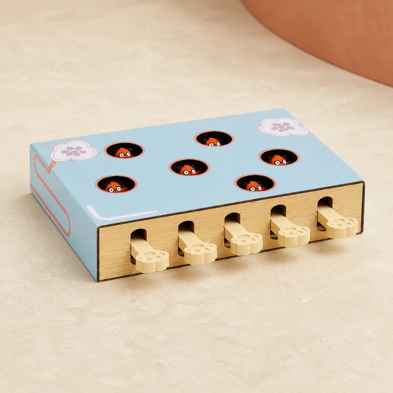 Jeu de cache-cache à leviers